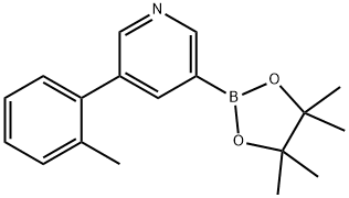 5-(2-Tolyl)pyridine-3-boronic acid pinacol ester Struktur