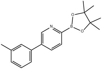 5-(3-Tolyl)pyridine-2-boronic acid pinacol ester Struktur