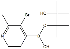 2-Methyl-3-bromopyridine-4-boronic acid pinacol ester Struktur