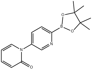 5-(1H-Pyridin-2-one)pyridine-2-boronic acid pinacol ester Struktur