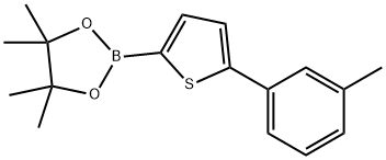 5-(3-Tolyl)thiophene-2-boronic acid pinacol ester Struktur