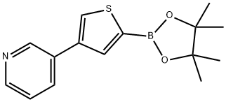 4-(3-Pyridyl)thiophene-2-boronic acid pinacol ester Struktur