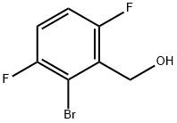 2-Bromo-3,6-difluorobenzyl alcohol Struktur