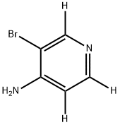 3-bromopyridin-2,5,6-d3-4-amine Struktur