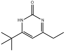 2-hydroxy-4-ethyl-6-(tert-butyl)pyrimidine Struktur