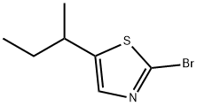 2-Bromo-5-(sec-Butyl)thiazole Struktur