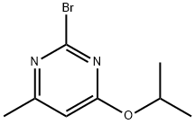 2-Bromo-4-(iso-propoxy)-6-methylpyrimidine Struktur