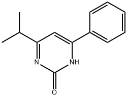 2-Hydroxy-4-phenyl-6-(iso-propyl)pyrimidine Struktur