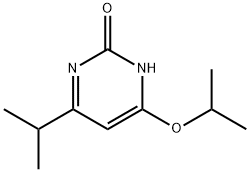 2-Hydroxy-4-(iso-propoxy)-6-(iso-propyl)pyrimidine Struktur