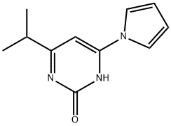 2-Hydroxy-4-(1H-pyrrol-1-yl)-6-(iso-propyl)pyrimidine Struktur