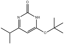 2-Hydroxy-4-(tert-butoxy)-6-(iso-propyl)pyrimidine Struktur