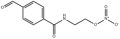 2-[(4-formylbenzoyl)amino]ethyl nitrate Struktur