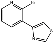 2-Bromo-3-(thiazol-4-yl)pyridine Struktur