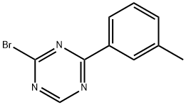 2-Bromo-4-(3-tolyl)-1,3,5-triazine Struktur