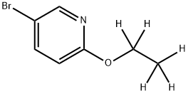 3-Bromo-6-(ethoxy-d5)-pyridine Struktur