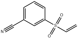 3-(ethenesulfonyl)benzonitrile Struktur