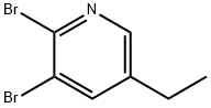 2,3-Dibromo-5-ethylpyridine Struktur