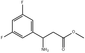 METHYL 3-AMINO-3-(3,5-DIFLUOROPHENYL)PROPANOATE Struktur