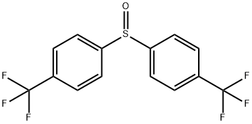 Benzene, 1,1'-sulfinylbis[4-(trifluoromethyl)- Struktur