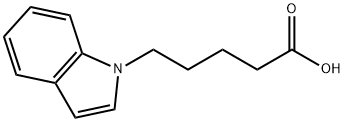 5-(1H-indol-1-yl)pentanoic acid Struktur