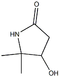 4-hydroxy-5,5-dimethylpyrrolidin-2-one Struktur