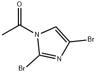 2,4-Dibromo-N-acetylimidazole Struktur