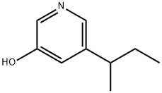 3-Hydroxy-5-(sec-butyl)pyridine Struktur