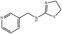 N-(pyridin-3-ylmethyl)-4,5-dihydro-1,3-thiazol-2-amine Struktur