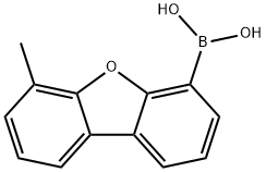 (6-methyldibenzo[b,d]furan-4-yl)boronic acid Struktur