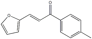 (E)-3-(furan-2-yl)-1-p-tolylprop-2-en-1-one Struktur