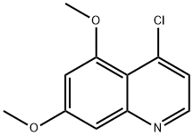 Quinoline, 4-chloro-5,7-dimethoxy-
 Struktur