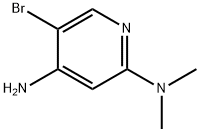 4-Amino-3-bromo-6-dimethylaminopyridine Struktur