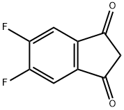 1H-Indene-1,3(2H)-dione, 5,6-difluoro- Struktur