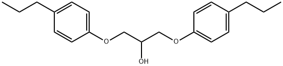 1,3-bis(4-n-propylphenoxy)-2-propanol Struktur