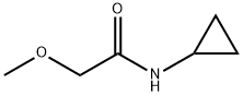 N-cyclopropyl-2-methoxyacetamide Struktur