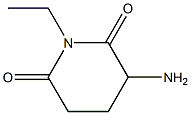 3-amino-1-ethylpiperidine-2,6-dione Struktur