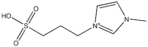 1-methyl-3-(3-sulfopropyl)-1H-imidazol-3-ium Struktur