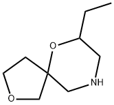 7-ethyl-2,6-dioxa-9-azaspiro[4.5]decane Struktur