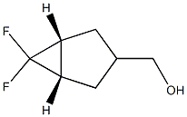 ((1R,5S)-6,6-difluorobicyclo[3.1.0]hexan-3-yl)methanol Struktur