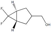 ((1S,5S)-6,6-difluorobicyclo[3.1.0]hexan-3-yl)methanol Struktur