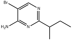 4-Amino-5-bromo-2-(sec-butyl)pyrimidine Struktur