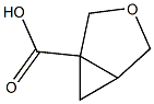 3-oxabicyclo[3.1.0]hexane-1-carboxylic acid Struktur