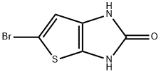 5-bromo-1H,2H,3H-thieno[2,3-d]imidazol-2-one Struktur