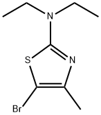 5-Bromo-4-methyl-2-(diethylamino)thiazole Struktur