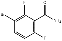 3-Bromo-2,6-difluorobenzamide Struktur