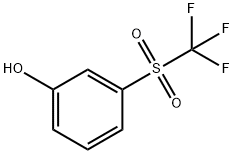 Phenol, 3-[(trifluoromethyl)sulfonyl]- Struktur