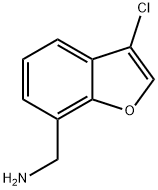 (3-chlorobenzofuran-7-yl)methanamine Struktur