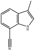 3-methyl-1H-indole-7-carbonitrile Struktur