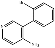 3-(2-BROMOPHENYL)PYRIDIN-4-AMINE Struktur