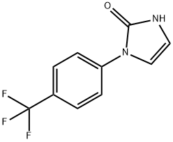 1-(4-(trifluoromethyl)phenyl)-1,3-dihydro-2H-imidazol-2-one Struktur